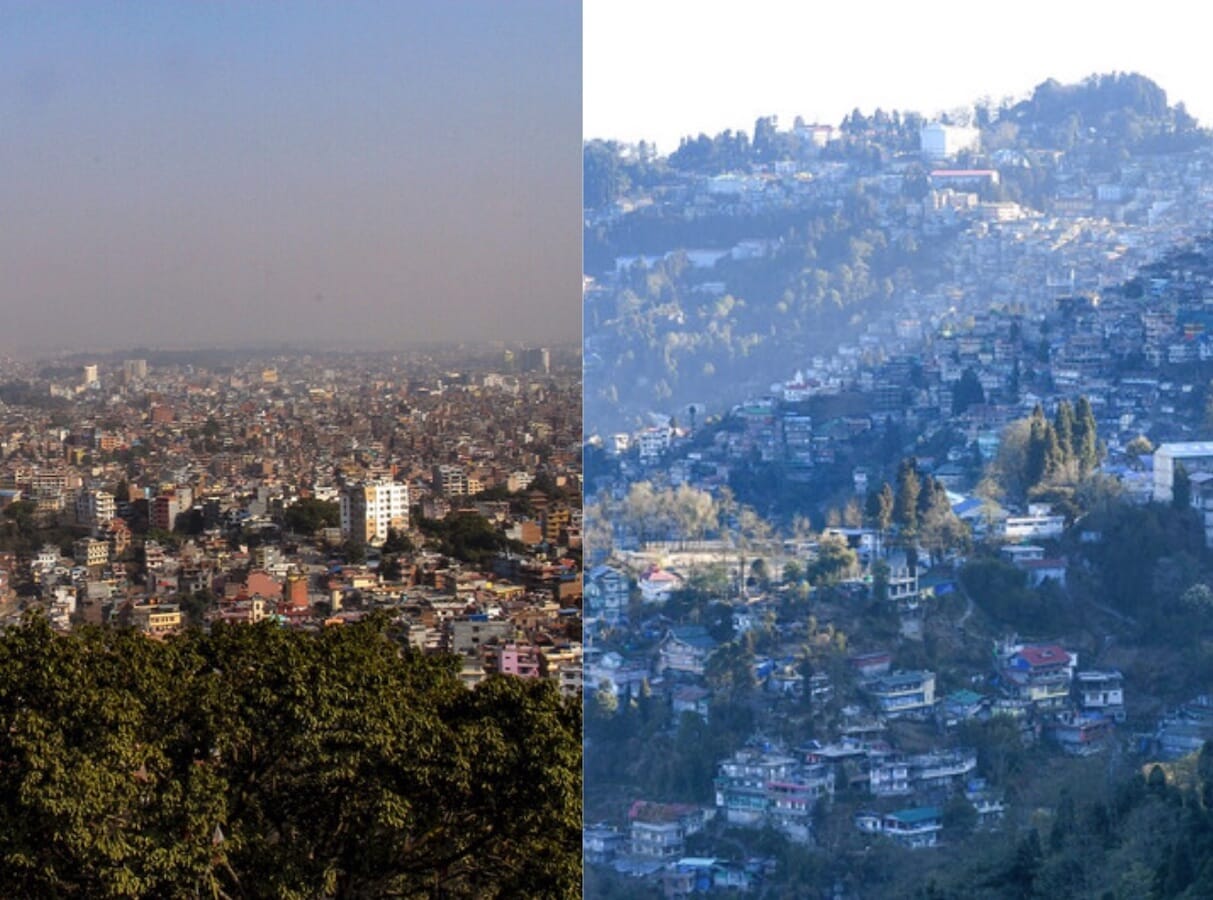 Kathmandu vis a vis Darjeeling